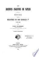 Les archives angevines de Naples