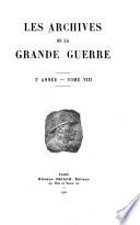 Les Archives de la grande guerre