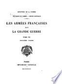 Les Armées françaises dans la Grande Guerre