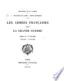 Les Armées françaises dans la Grande Guerre