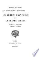 Les Armées françaises dans la Grande Guerre