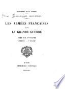 Les Armées françaises dans la Grande Guerre