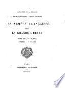 Les Armées françaises dans la Grande Guerre