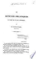 Les articles organiques au point de vue du Concordat