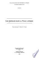 Les artisans dans la ville antique