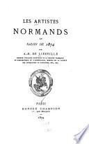 Les artistes normands au Salon de 1874[-1878]
