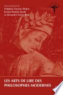 Les arts de lire des philosophes modernes