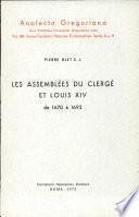Les assemblées du Clergé et Louis XIV (1670-1693)