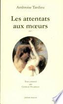 Les attentats aux moeurs (1857)