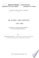 Les auteurs afro-américains, 1965-1982