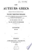 Les Auteurs grecs expliqués d'après une méthode nouvelle par deux traductions françaises ...