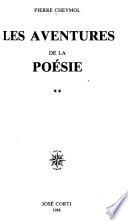 Les aventures de la poésie