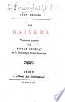 Les Baisers, traduction nouvelle par V. Develay