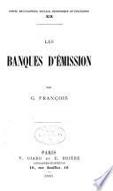 Les banques d'emission