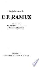 Les belles pages de C. F. Ramuz