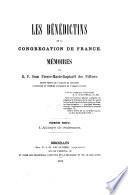 Les Bénédictins de la Congrégation de France