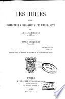 Les bibles et les initiateurs religieux de l'humanité