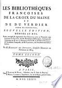 Les bibliothèques françoises