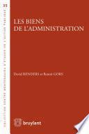 Les biens de l'administration