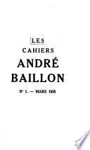 Les Cahiers André Baillon
