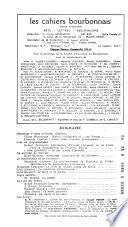 Les Cahiers bourbonnais et du centre