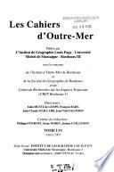 Les Cahiers d'outre-mer