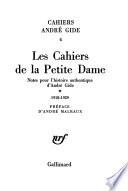 Les cahiers de la Petite Dame: 1918-1929