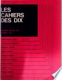 Les Cahiers des Dix