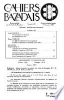 Les cahiers du Bazadais
