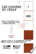 Les Cahiers du CEDAF.