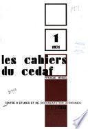Les Cahiers du CEDAF.