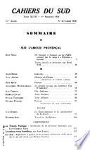 Les Cahiers du Sud