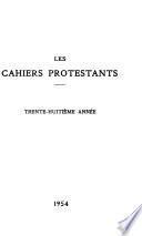 Les Cahiers protestants
