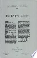 Les Cartulaires