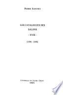 Les catalogues des Salons: 1896-1898