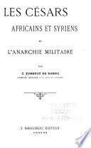 Les Césars africains et syriens et l'anarchie militaire