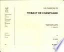 Les Chansons de Thibaut de Champagne