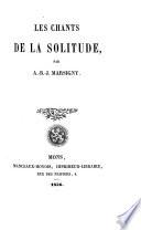 Les chants de la solitude