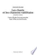 Les chants et les chansons valdôtains