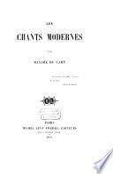 Les chants modernes