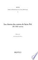 Les chartes des comtes de Saint-Pol (XIe-XIIIe siècles)