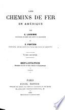 Les Chemins de fer en Amérique par E. Lavoinne et E. Pontzen