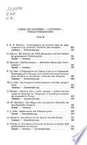 Les Chemins de fer et l'Europe
