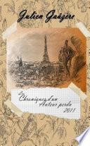 Les Chroniques d'un auteur perdu 2011