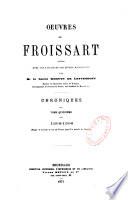 Les chroniques de Jehan Froissart