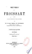 Les chroniques de Jehan Froissart