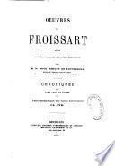 Les chroniques de Jehan Froissart