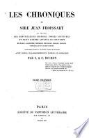 Les chroniques de Sire Jean Froisssart