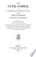 Les cinq Codes avec la Concordance des Articles de ces Codes