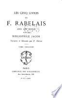 Les cinq livres de F. Rabelais